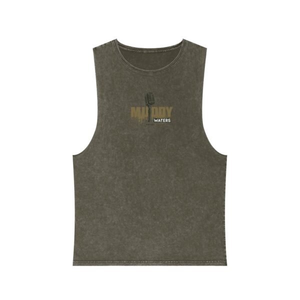 Unisex Stonewash Tank Top - Muddy Waters Vintage Music Tee