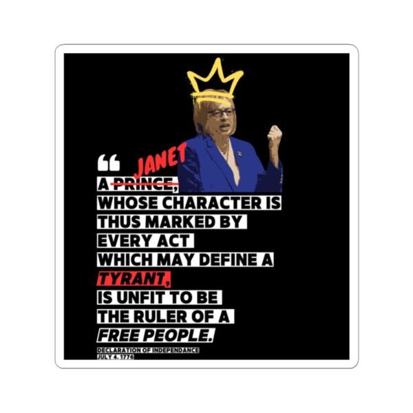 Empowering Political Kiss-Cut Stickers - Bold Quotes for Activists