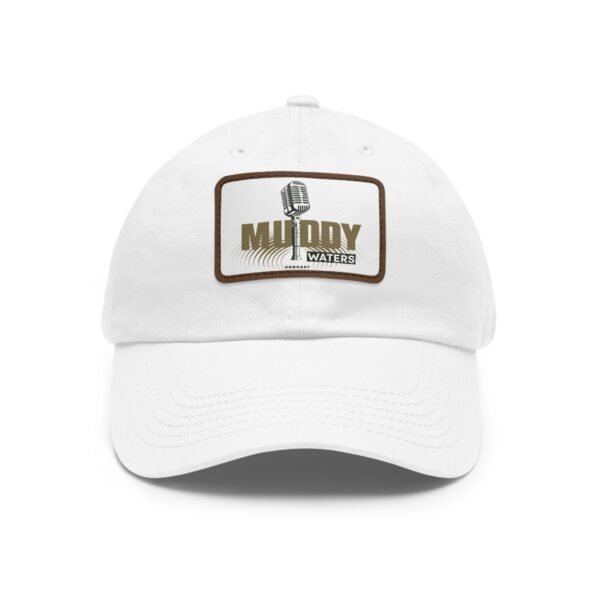Muddy Waters Leather Patch Dad Hat - Classic Style for Music Lovers