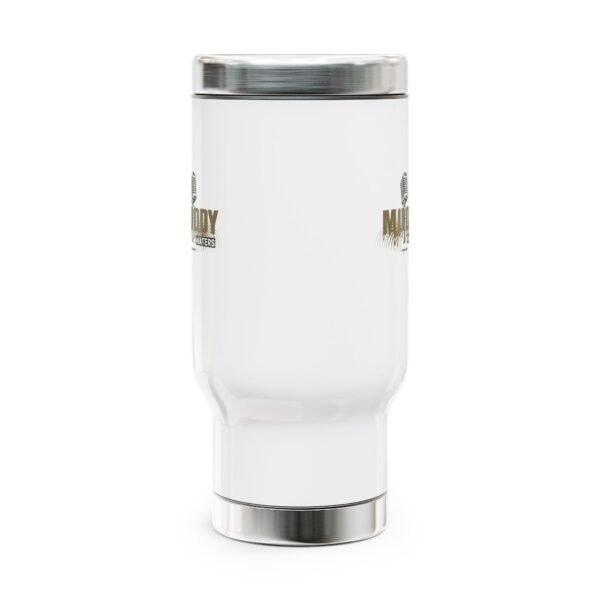 Muddy Waters Travel Mug - 14oz Stainless Steel Coffee Cup with Handle for Music Lovers
