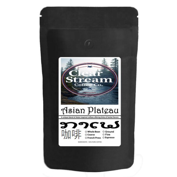Coarse Ground Asian Blend Medium Roast Coffee 2 LBS