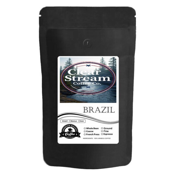 Brazil Dark Roast Coffee Beans 12 Oz