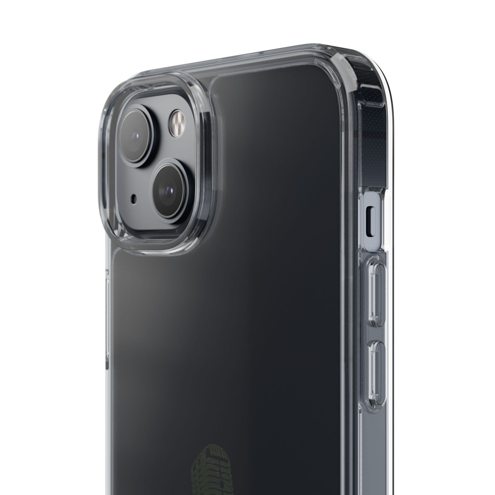 Clear Phone Case – 'Muddy Waters' Vintage Microphone Design - Image 107