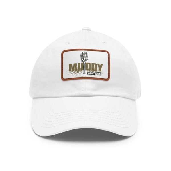 Muddy Waters Leather Patch Dad Hat - Classic Style for Music Lovers