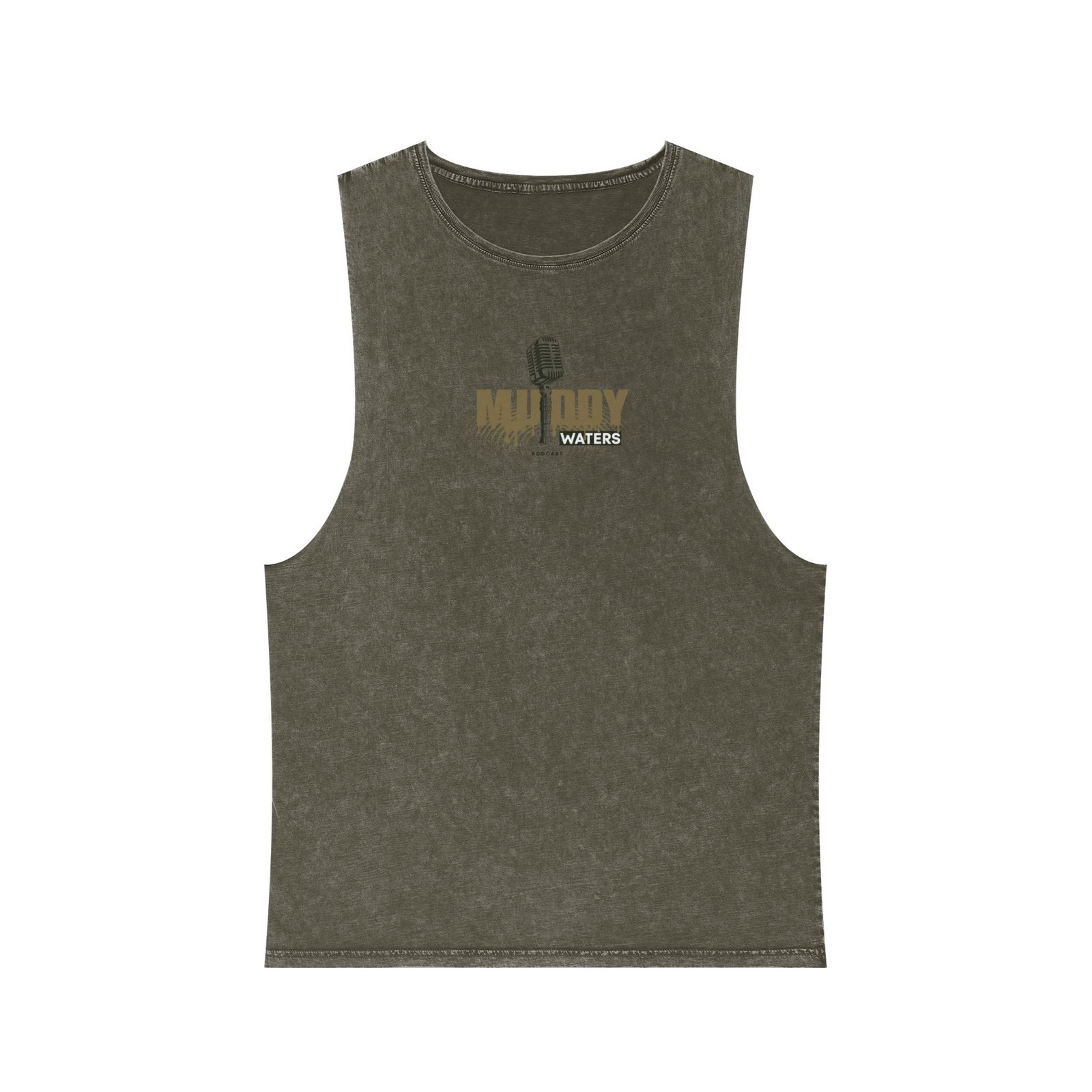 Unisex Stonewash Tank Top - Muddy Waters Vintage Music Tee
