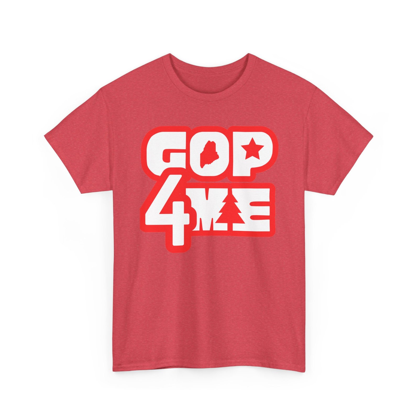 Unisex Heavy Cotton Tee: GOP 4 ME Graphic Shirt for Casual Outings, Gifts for Friends, Political Events, College Wear, Family Gatherings - Image 47