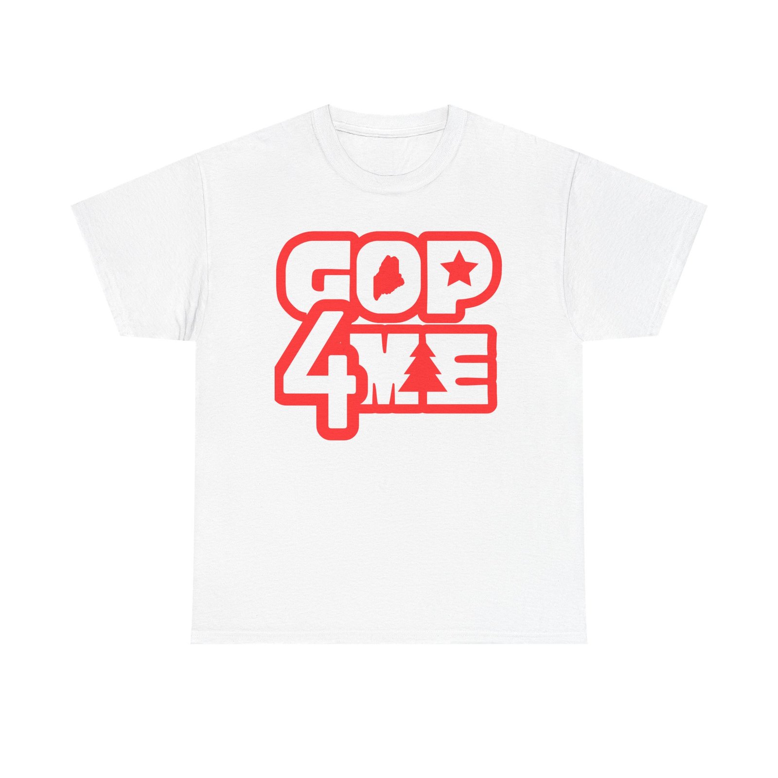 Unisex Heavy Cotton Tee: GOP 4 ME Graphic Shirt for Casual Outings, Gifts for Friends, Political Events, College Wear, Family Gatherings