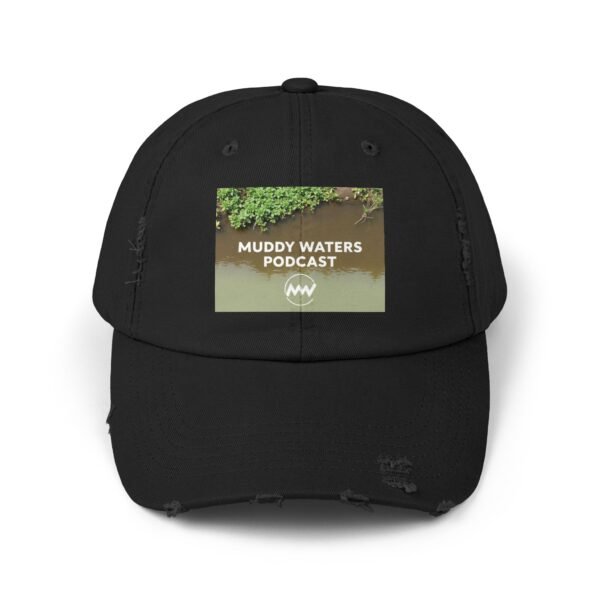 Muddy Waters Podcast Distressed Cap - Unisex Adjustable Hat for Casual Outings