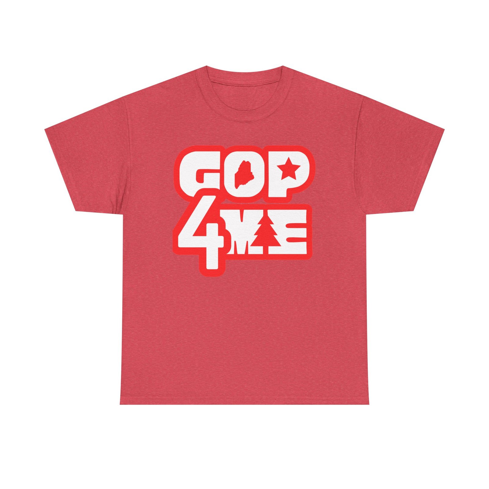 Unisex Heavy Cotton Tee: GOP 4 ME Graphic Shirt for Casual Outings, Gifts for Friends, Political Events, College Wear, Family Gatherings - Image 45