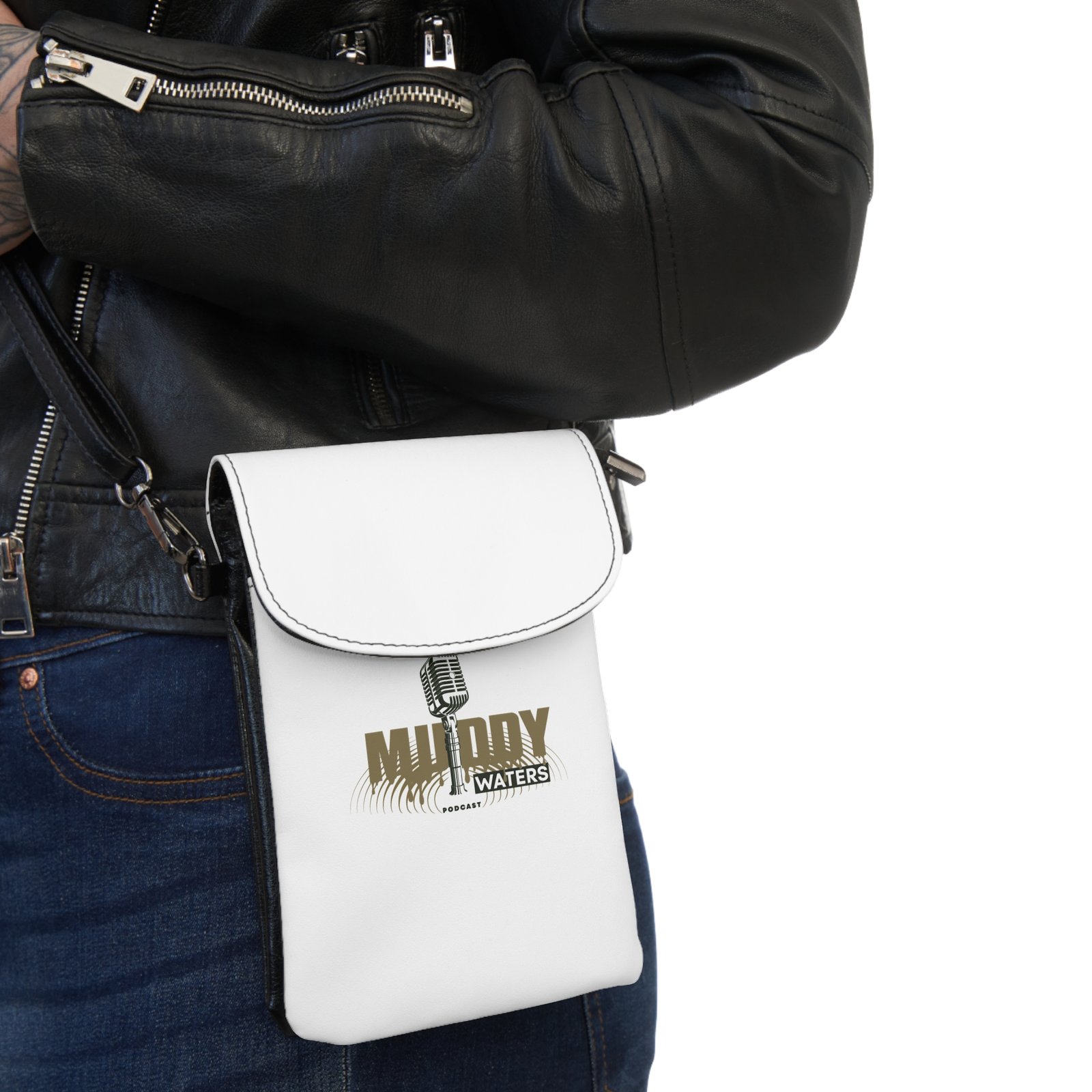 Muddy Waters Cell Phone Wallet - Stylish and Functional Crossbody Bag - Image 3
