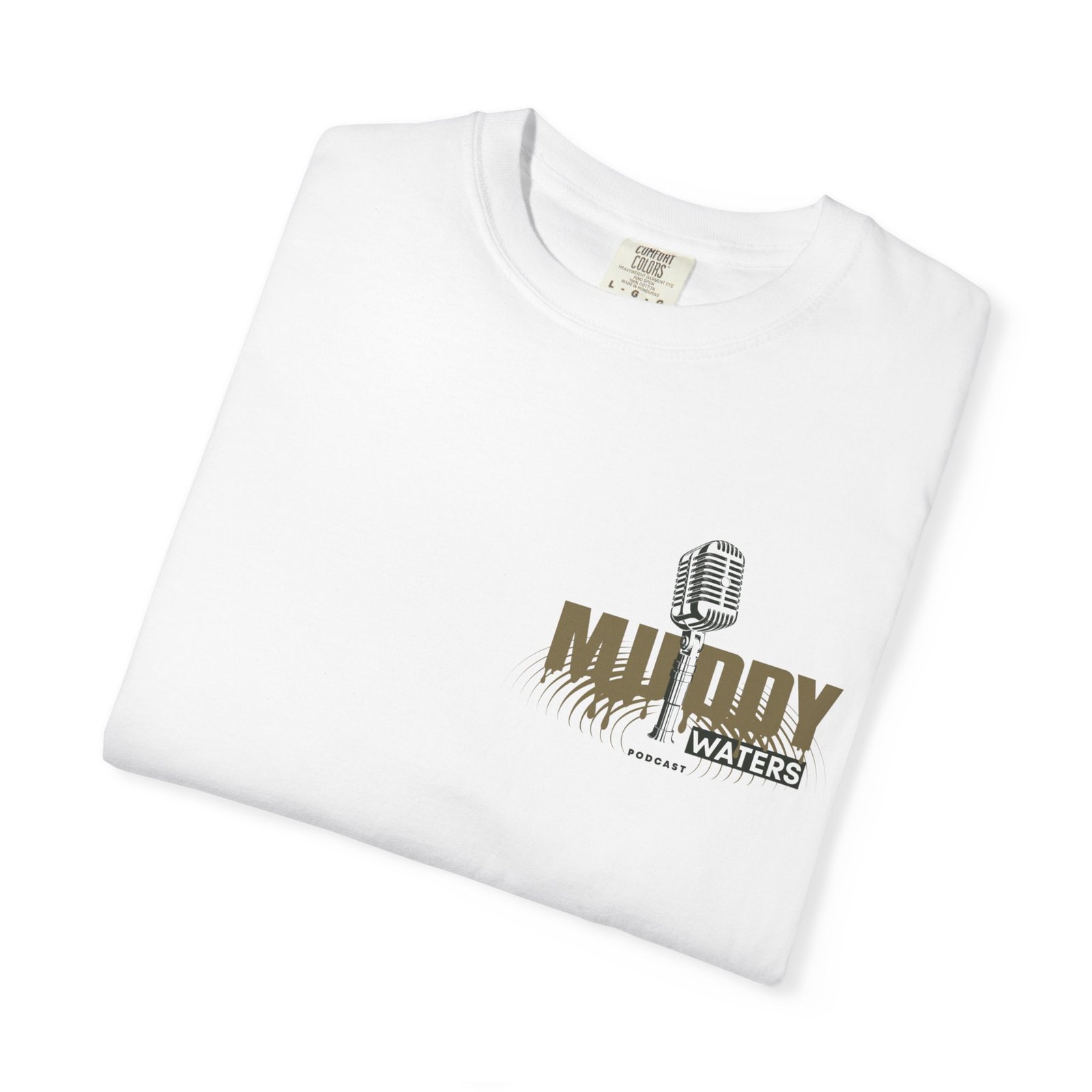 Muddy Waters Podcast Unisex Garment-Dyed T-Shirt - Casual Comfort for Fans - Image 3