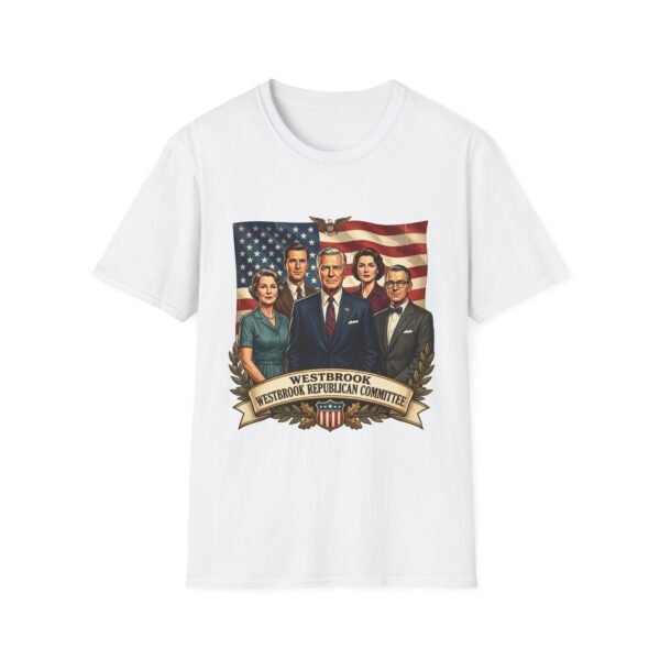 Republican Campaign T-Shirt — Westbrook Republicans Patriotic Flag Design