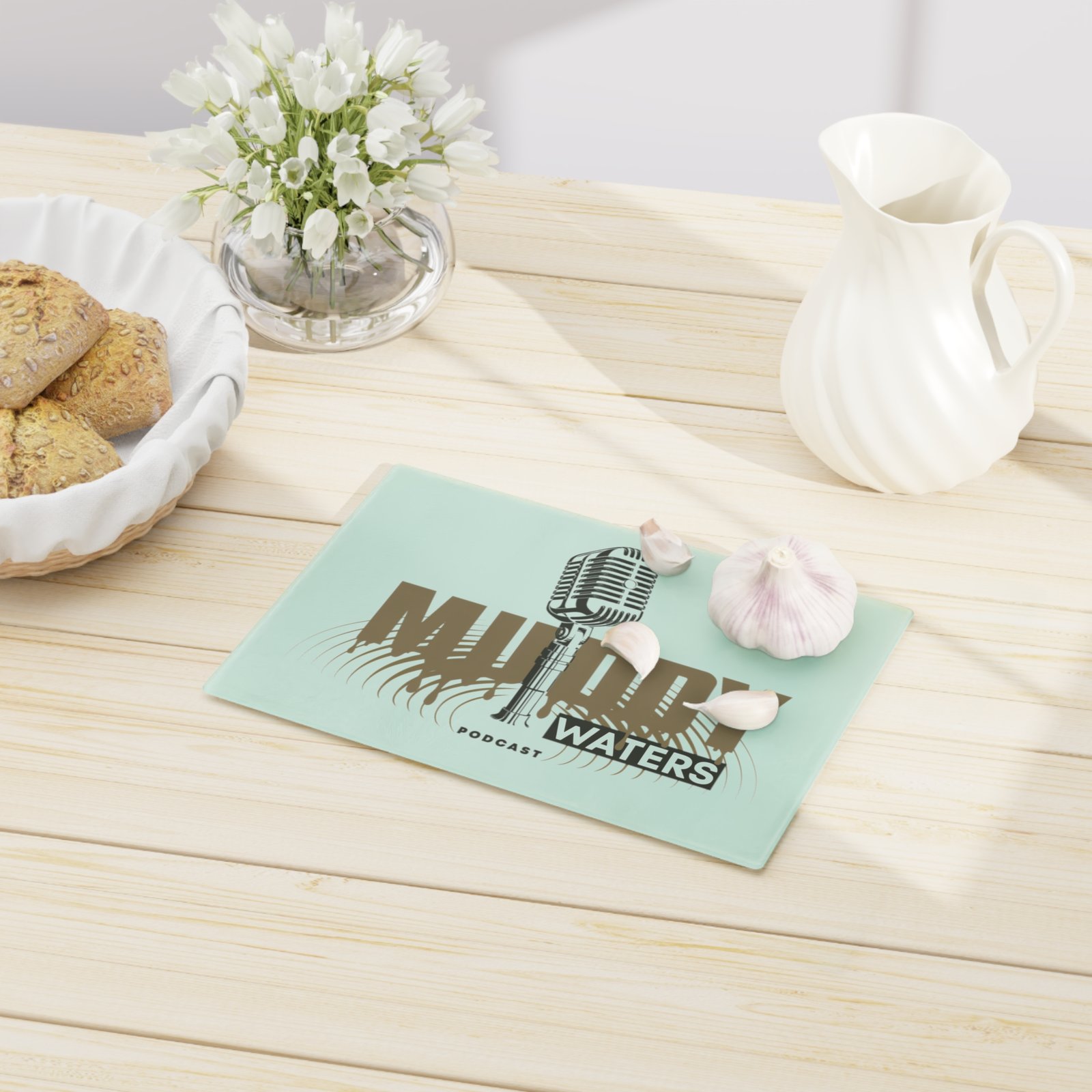 Muddy Waters Podcast Cutting Board | Unique Kitchen Gift, Podcast Fan Gift, Cooking Accessories, Home Decor, Engraved Kitchenware - Image 4