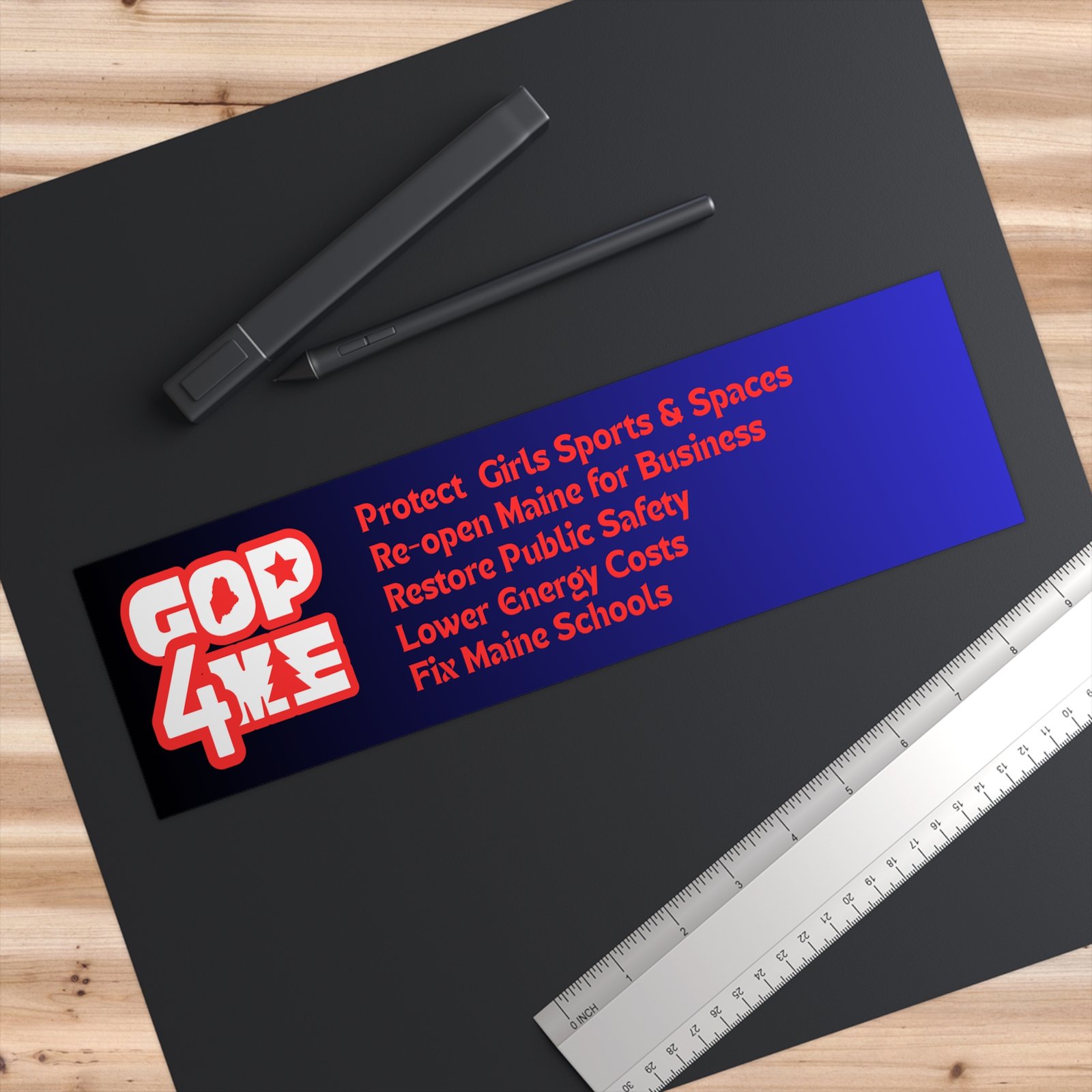 Maine Republican Party Bumper Sticker - Image 3